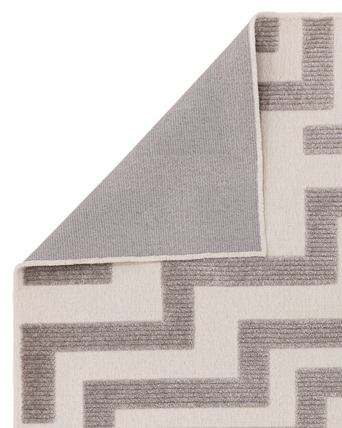 FREJA COVE GREY WASHABLE TEXTURED RUG