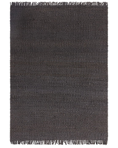 GROVE JUTE PLAIN FLATWEAVE CHARCOAL GREY