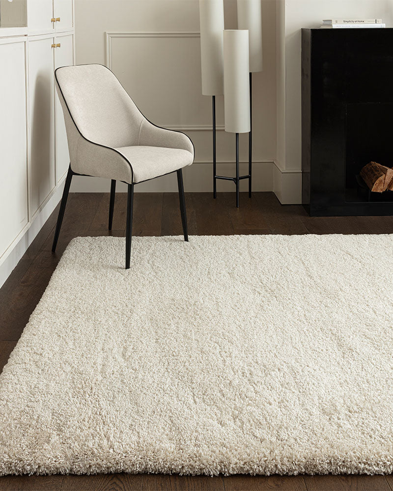 ATLAS IVORY THICK SHAGGY RUG