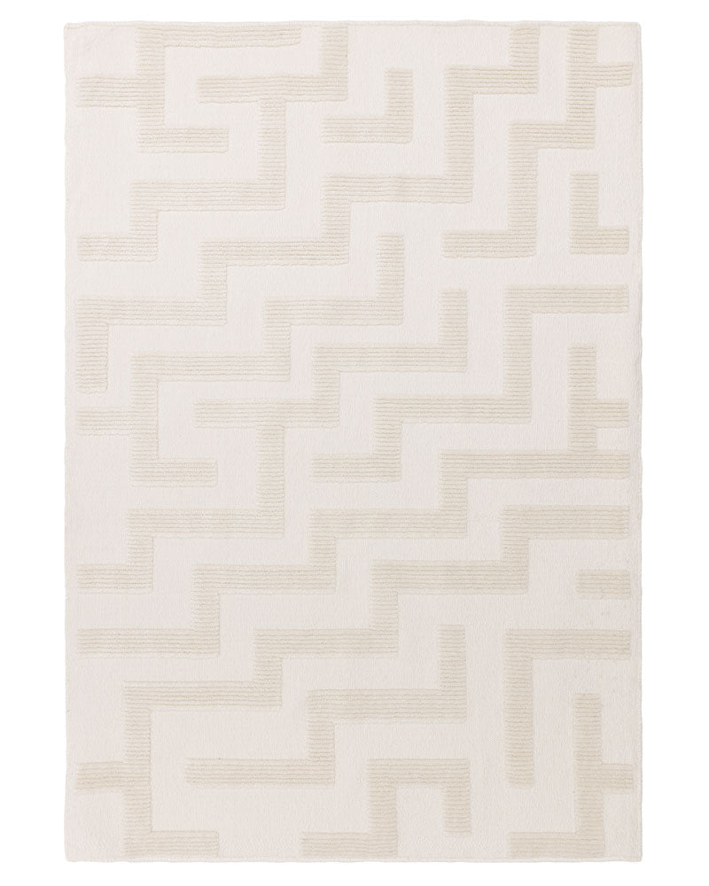 FREJA COVE IVORY WASHABLE TEXTURED RUG