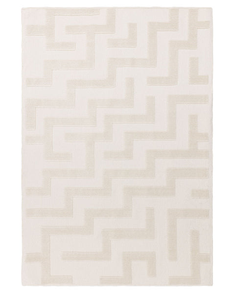 FREJA COVE IVORY WASHABLE TEXTURED RUG