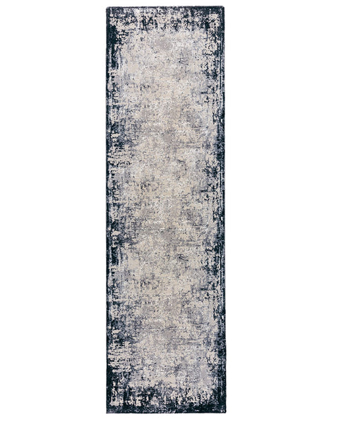 KUZA BORDER NAVY BLUE RUNNER 66X240CM