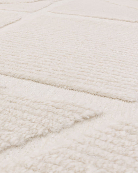 FREJA METHOD IVORY WASHABLE TEXTURED RUG