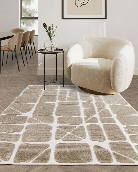 FREJA METHOD SAND WASHABLE TEXTURED RUG