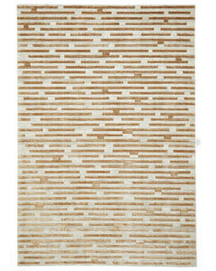 MIRAGE MR16 BEIGE MODERN ABSTRACT METALLIC RUG