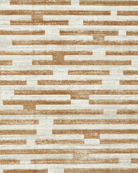 MIRAGE MR16 BEIGE MODERN ABSTRACT METALLIC RUG