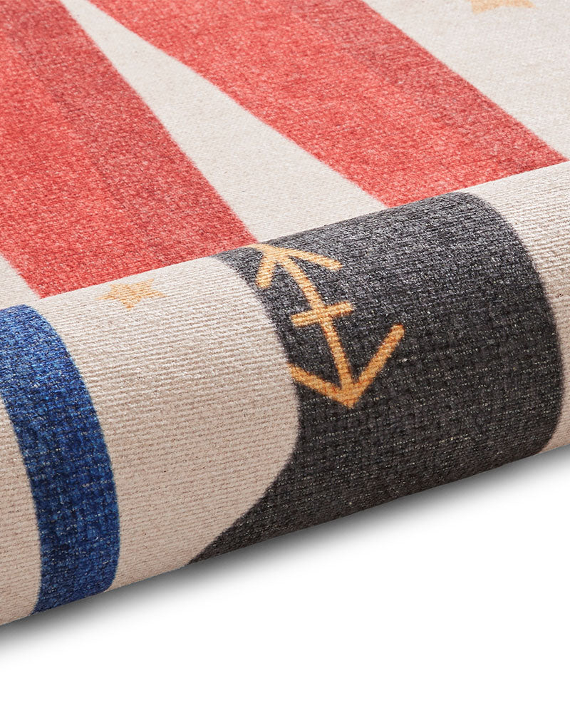 CHRISTMAS WASHABLE NUTCRACKER RUNNER & MAT SET