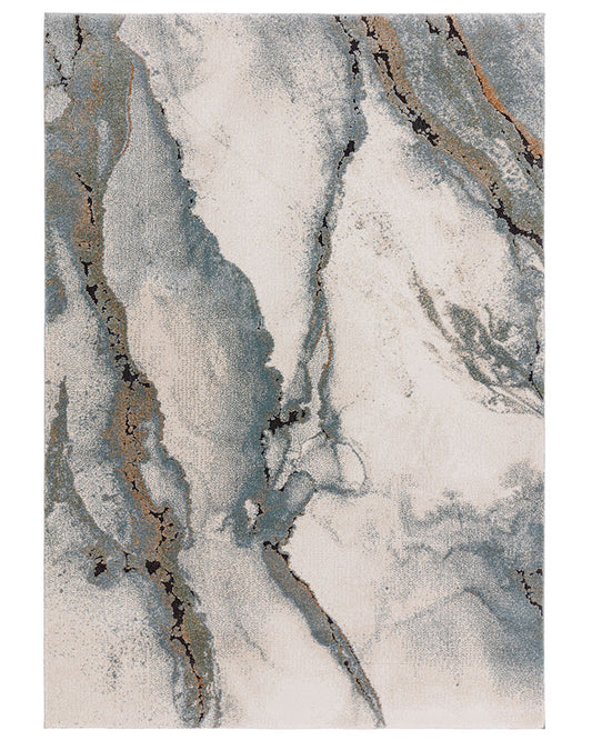 MIRAGE OASIS BLUE DEEP PILE RUG