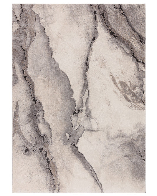 MIRAGE OASIS GREY DEEP PILE RUG