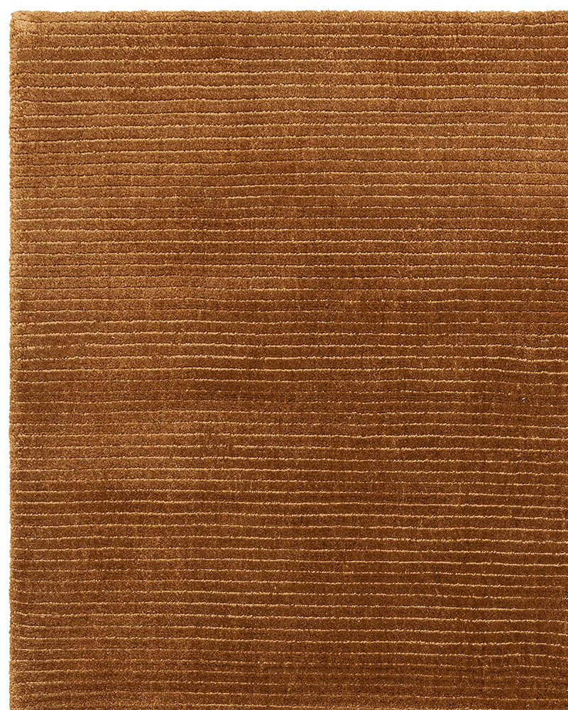 ROWAN PLAIN FINE LOOP TERRACOTTA ORANGE RUG