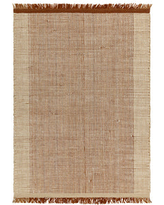 AVALON RUST WOOL FLATWEAVE RUG