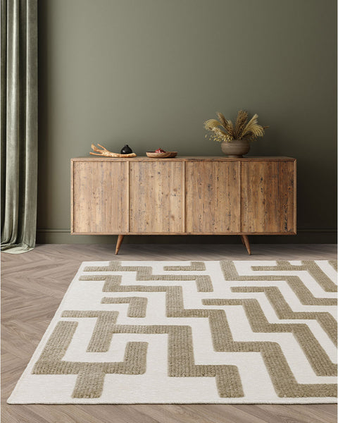 FREJA COVE SAND WASHABLE TEXTURED RUG