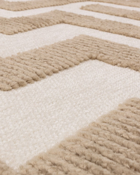 FREJA COVE SAND WASHABLE TEXTURED RUG