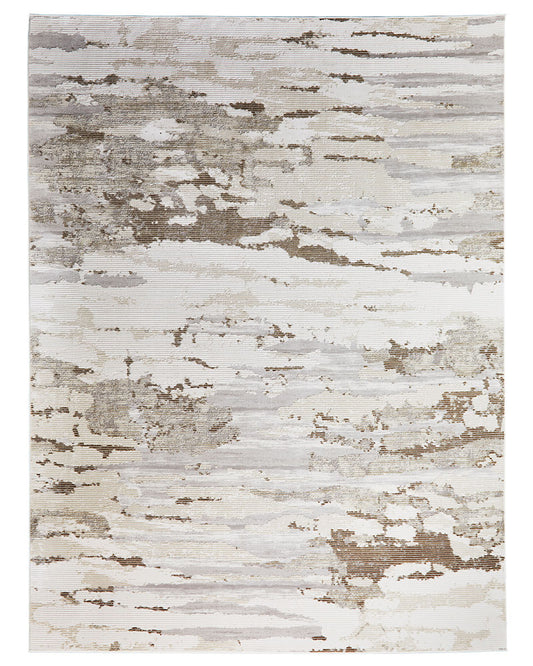 SKYLINE SK101 IVORY BEIGE ABSTRACT RUG