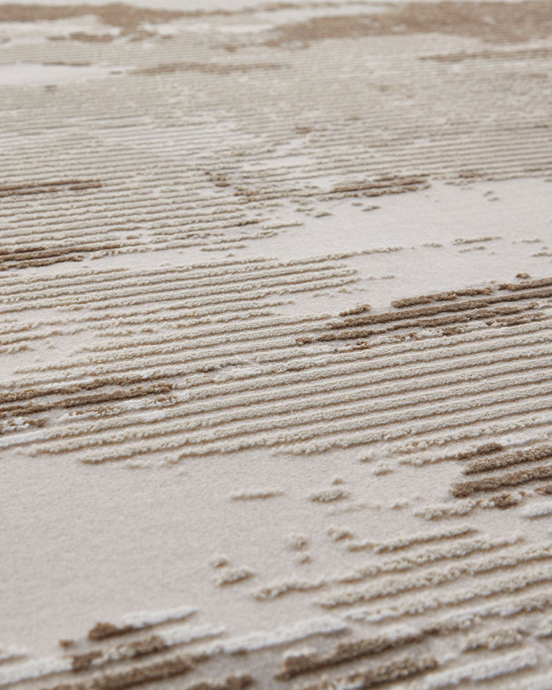 SKYLINE SK101 IVORY BEIGE ABSTRACT RUG