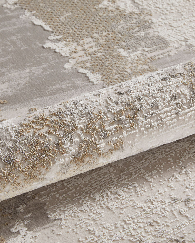 SKYLINE SK102 IVORY GREY ABSTRACT RUG