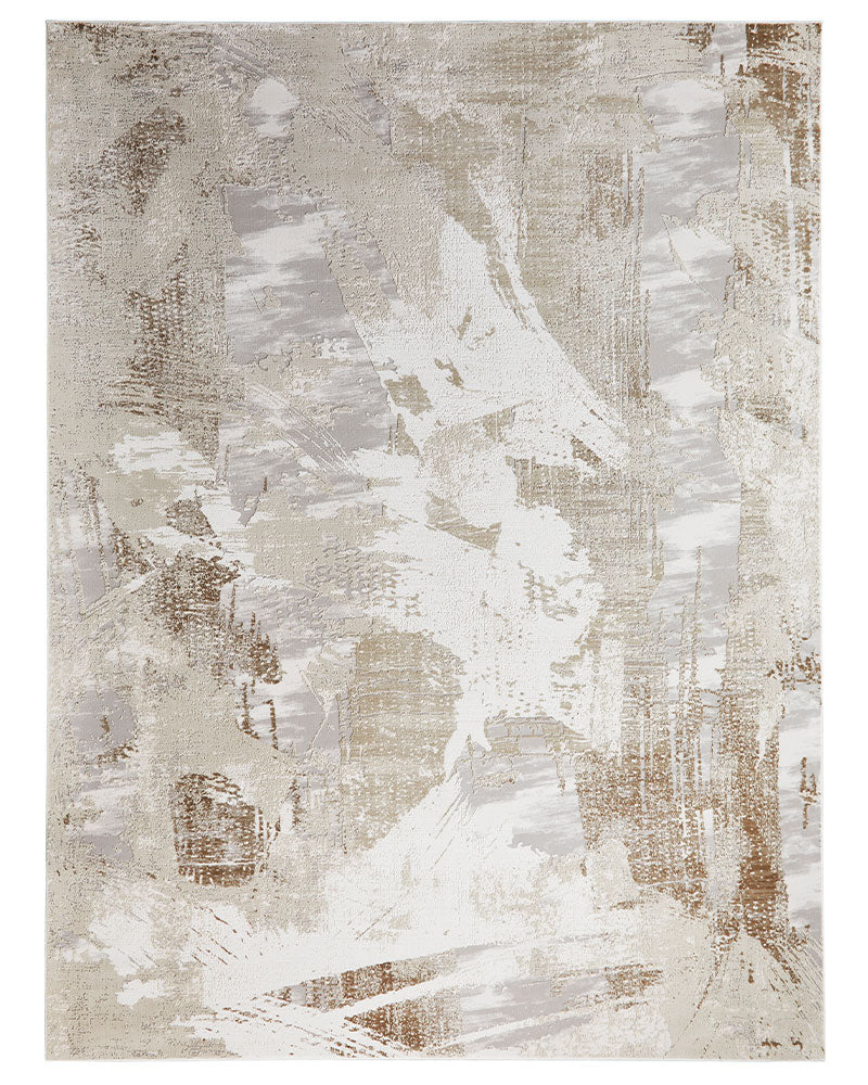 SKYLINE SK103 IVORY BEIGE ABSTRACT RUG