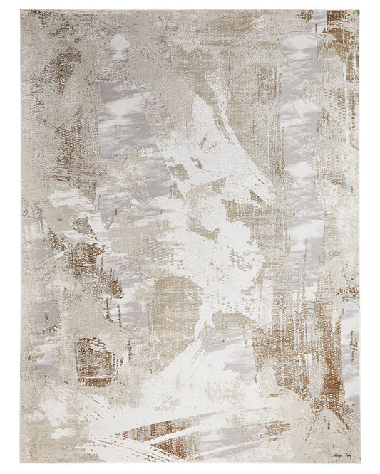 SKYLINE SK103 IVORY BEIGE ABSTRACT RUG