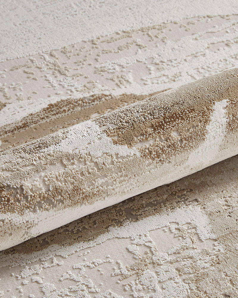 SKYLINE SK104 IVORY BEIGE ABSTRACT RUG