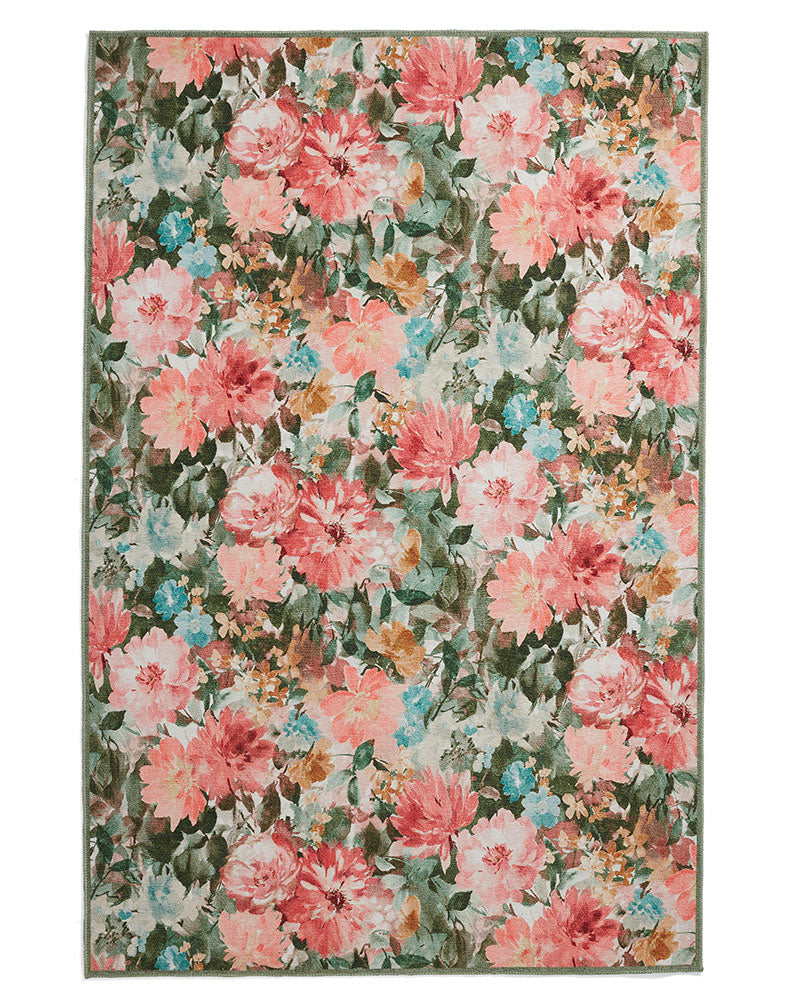 CLARKE & CLARKE TAHITI SPRING MACHINE WASHABLE RUG