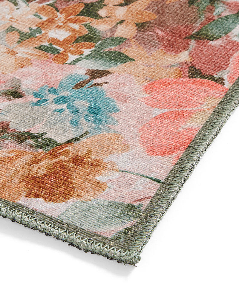 CLARKE & CLARKE TAHITI SPRING MACHINE WASHABLE RUG