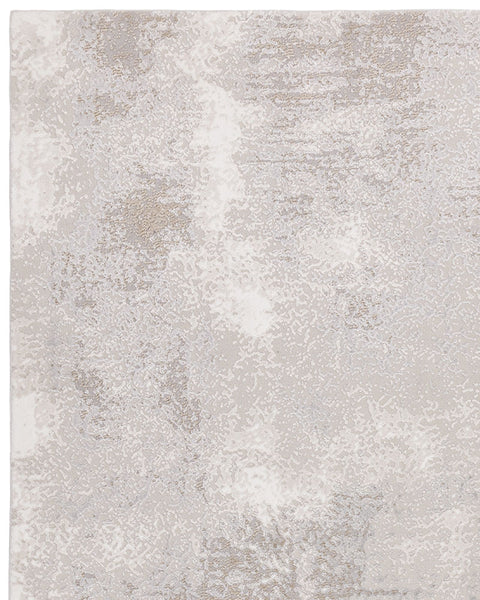 STELLAR ST01 BEIGE MODERN ABSTRACT HIGH SHINE RUG