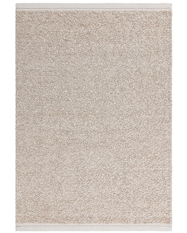 ELM TAUPE CHUNKY BOUCLE TEXTURED WOOL MIX RUG