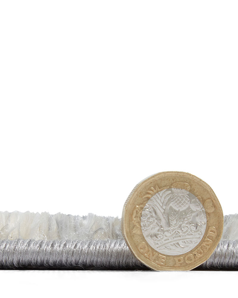 TIDAL TL447 SILVER DARK GREY METALLIC ABSTRACT RUG