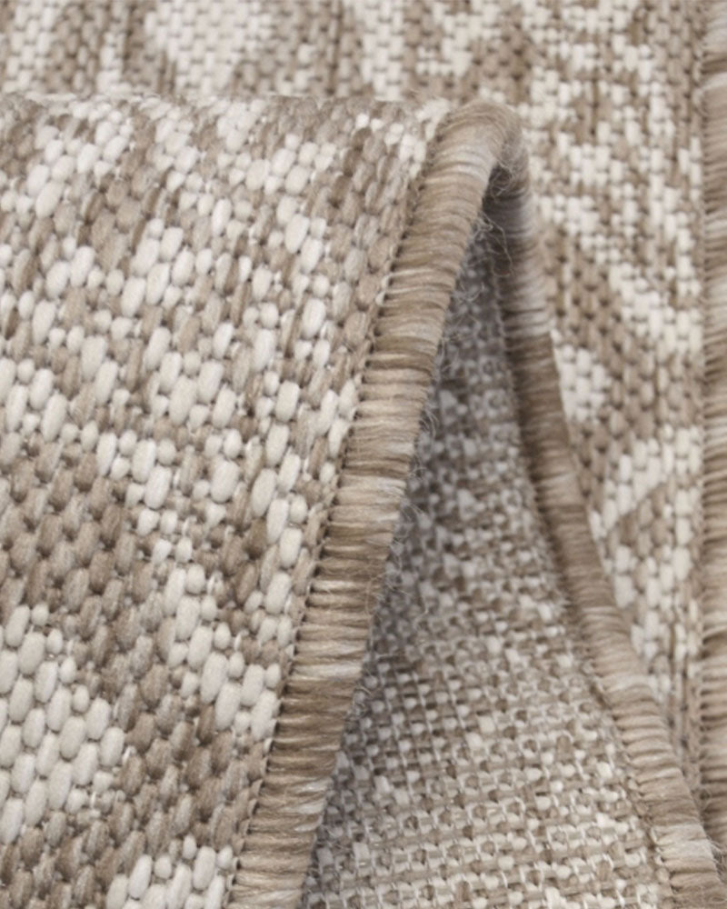 NEUTRAL ARCS INDOOR / OUTDOOR FLATWEAVE RUG