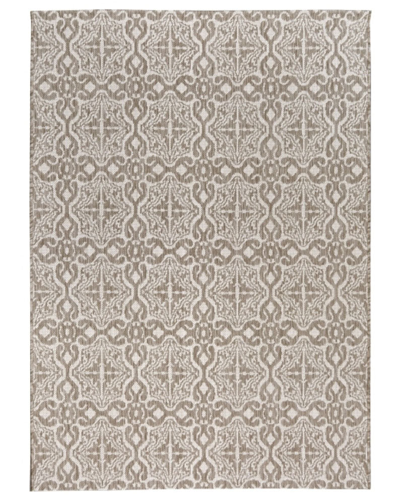 NEUTRAL ARCS INDOOR / OUTDOOR FLATWEAVE RUG