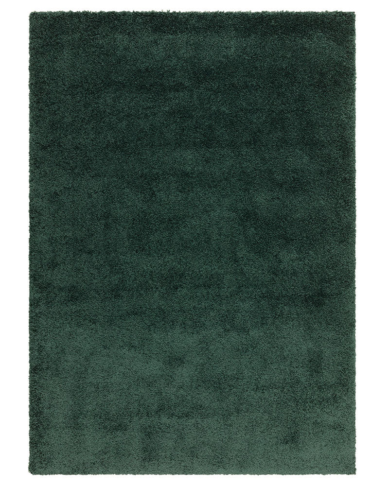 ATLAS EMERALD GREEN THICK SHAGGY RUG