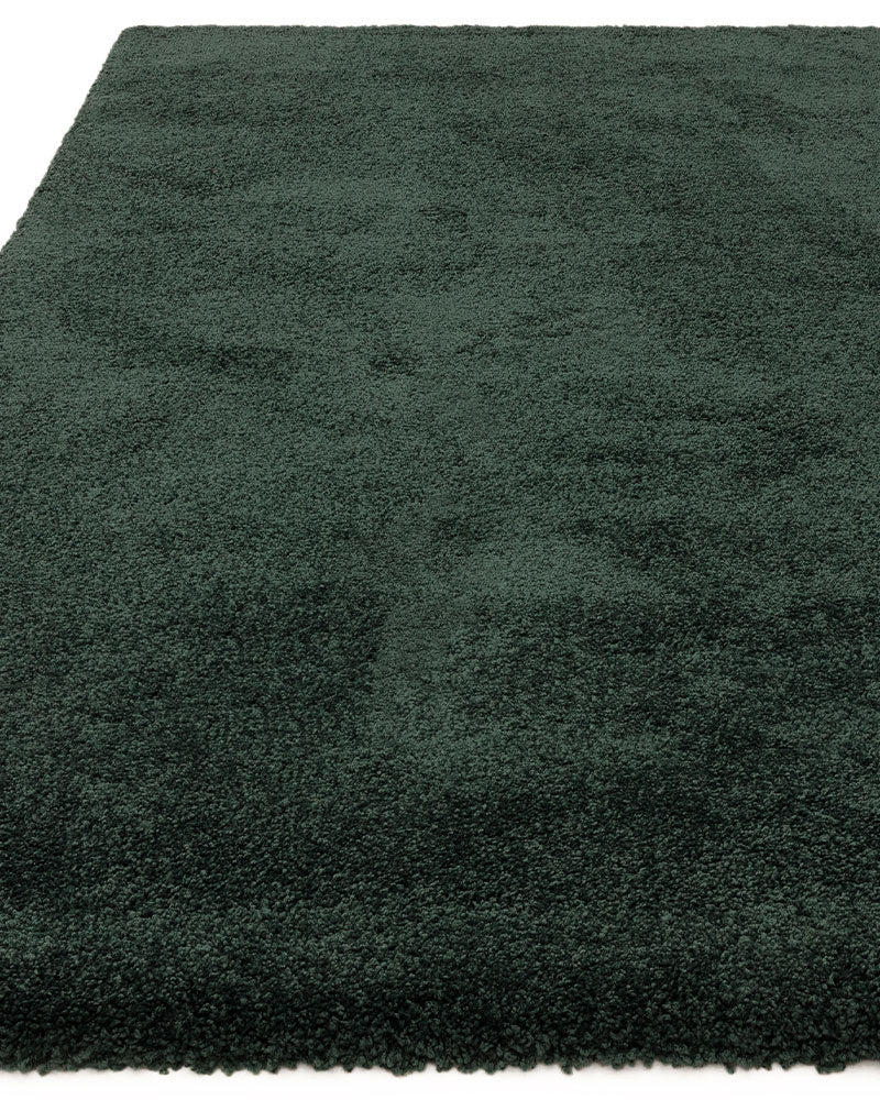 ATLAS EMERALD GREEN THICK SHAGGY RUG