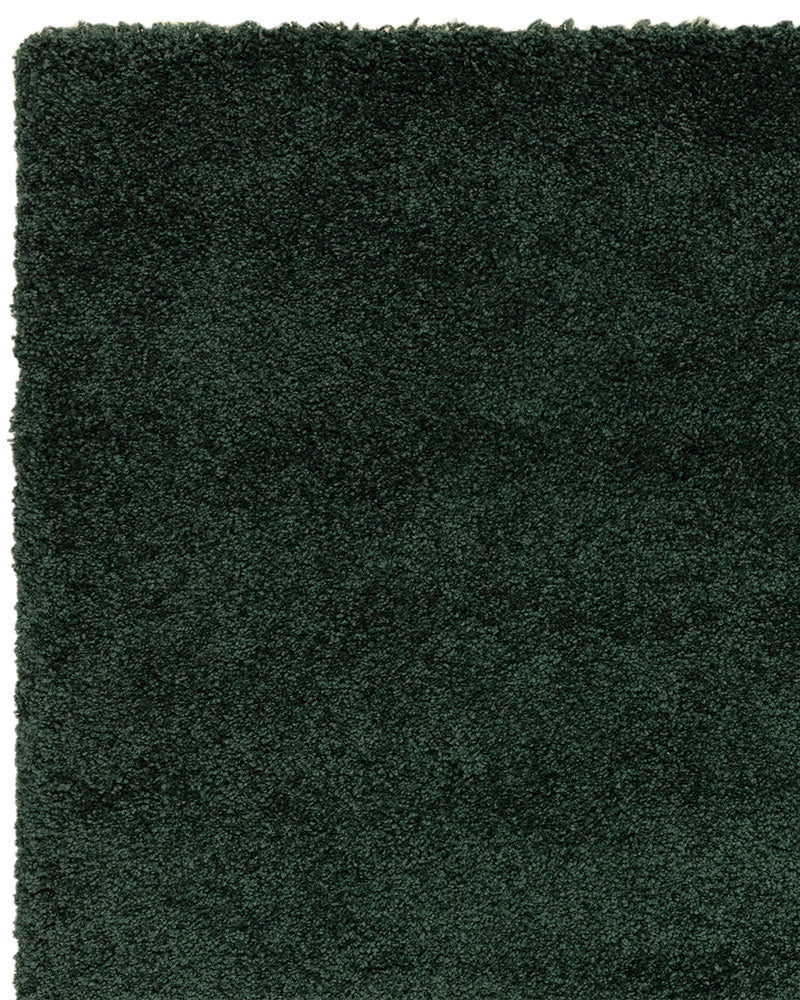 ATLAS EMERALD GREEN THICK SHAGGY RUG