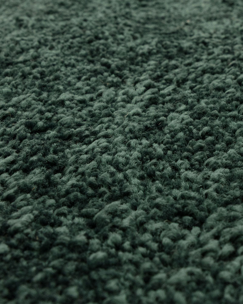 ATLAS EMERALD GREEN THICK SHAGGY RUG
