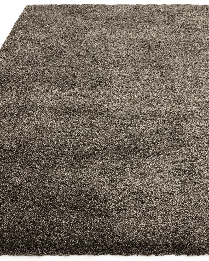 ATLAS GUNMETAL GREY THICK SHAGGY RUG