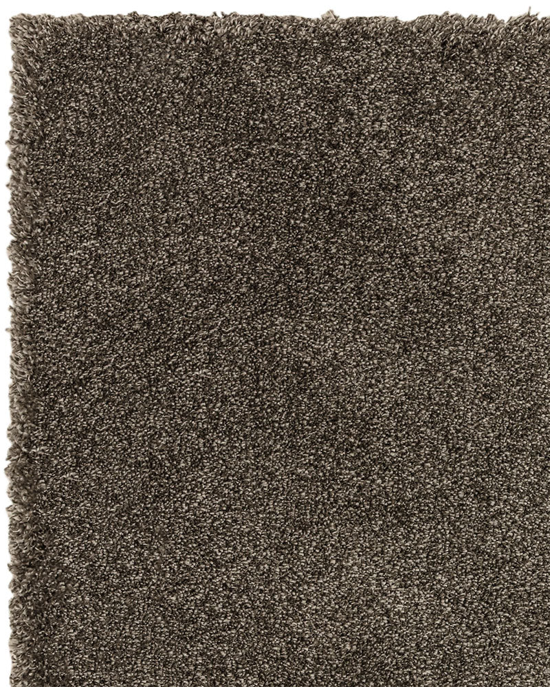 ATLAS GUNMETAL GREY THICK SHAGGY RUG