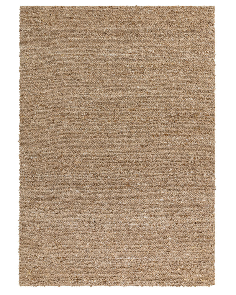 ADLER HONEY NATURAL WOOL LOOP RUG