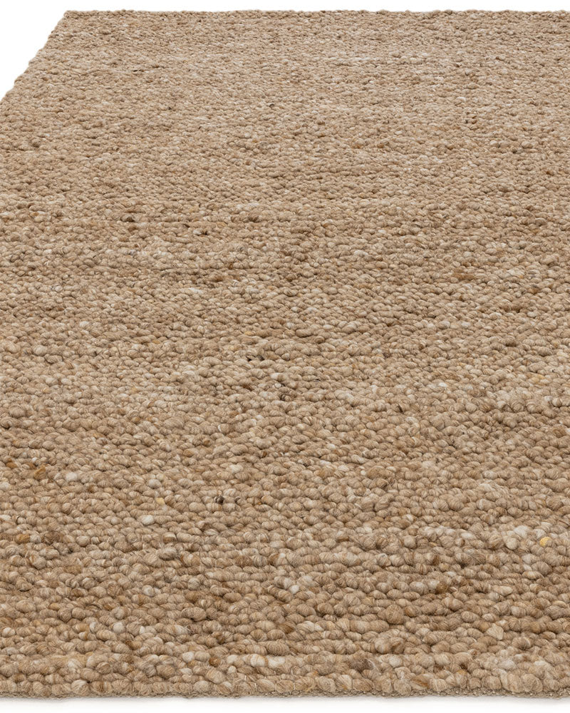 ADLER HONEY NATURAL WOOL LOOP RUG