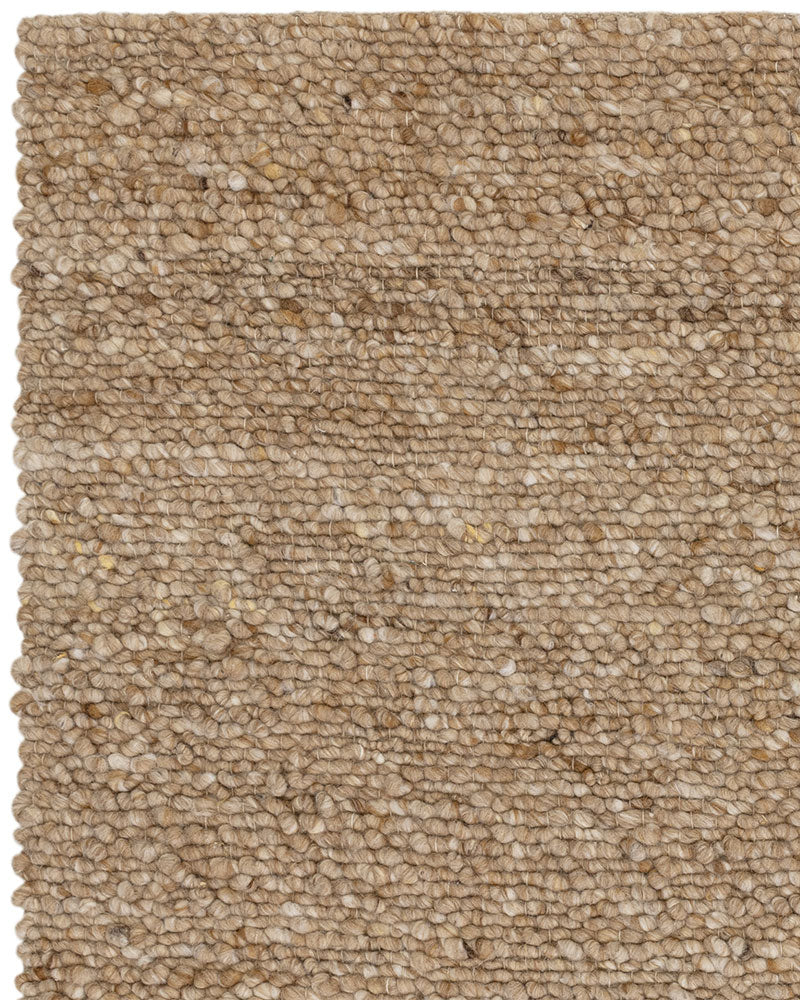 ADLER HONEY NATURAL WOOL LOOP RUG