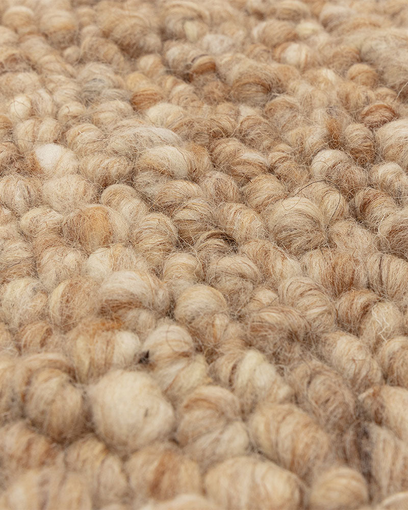 ADLER HONEY NATURAL WOOL LOOP RUG