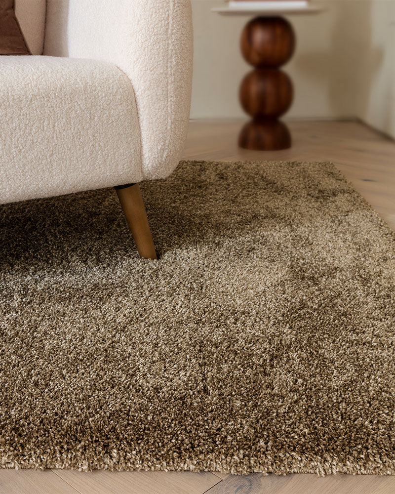 ATLAS NATURAL BEIGE THICK SHAGGY RUG