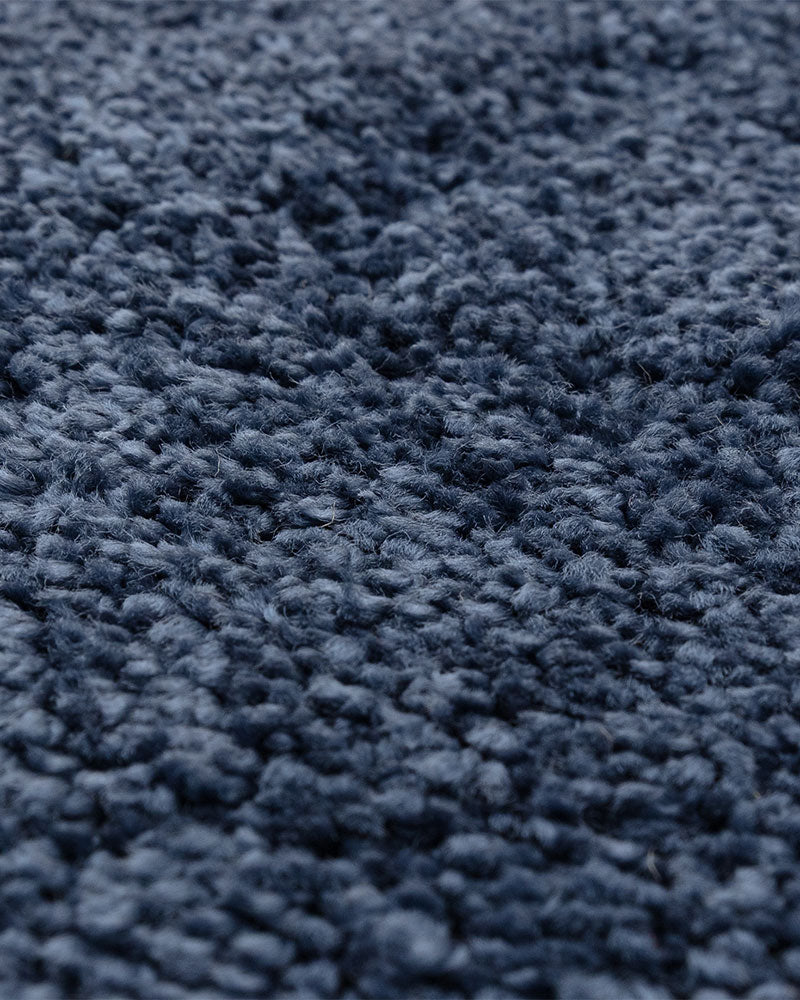 ATLAS NAVY BLUE THICK SHAGGY RUG