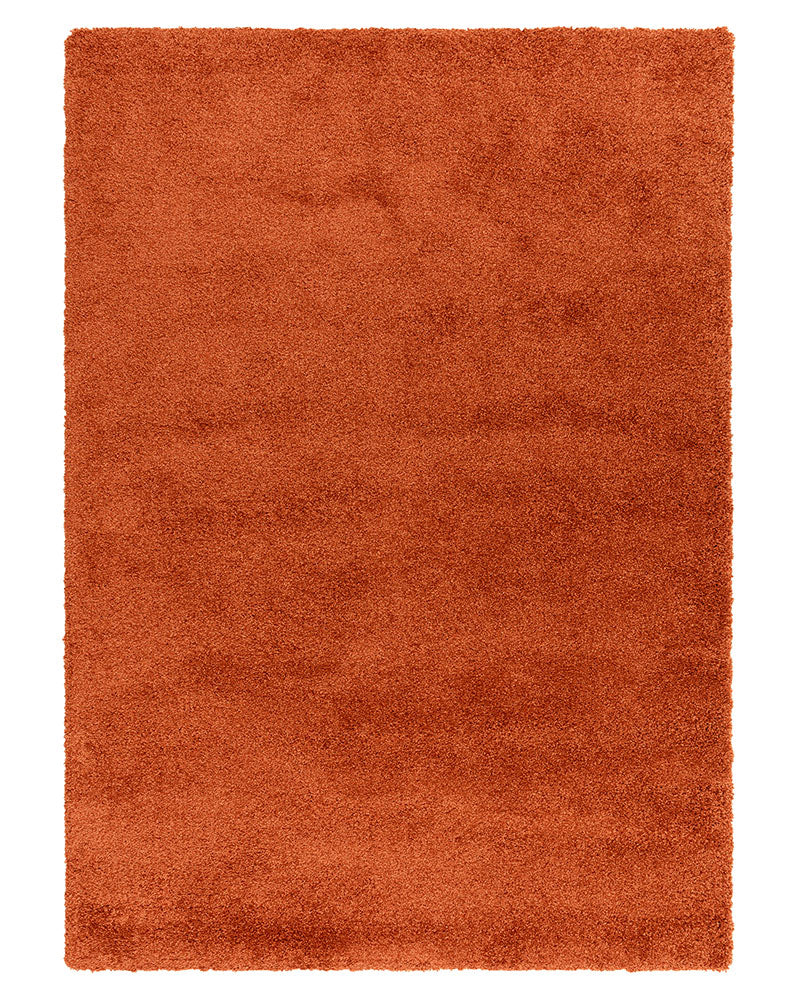 ATLAS ORANGE THICK SHAGGY RUG