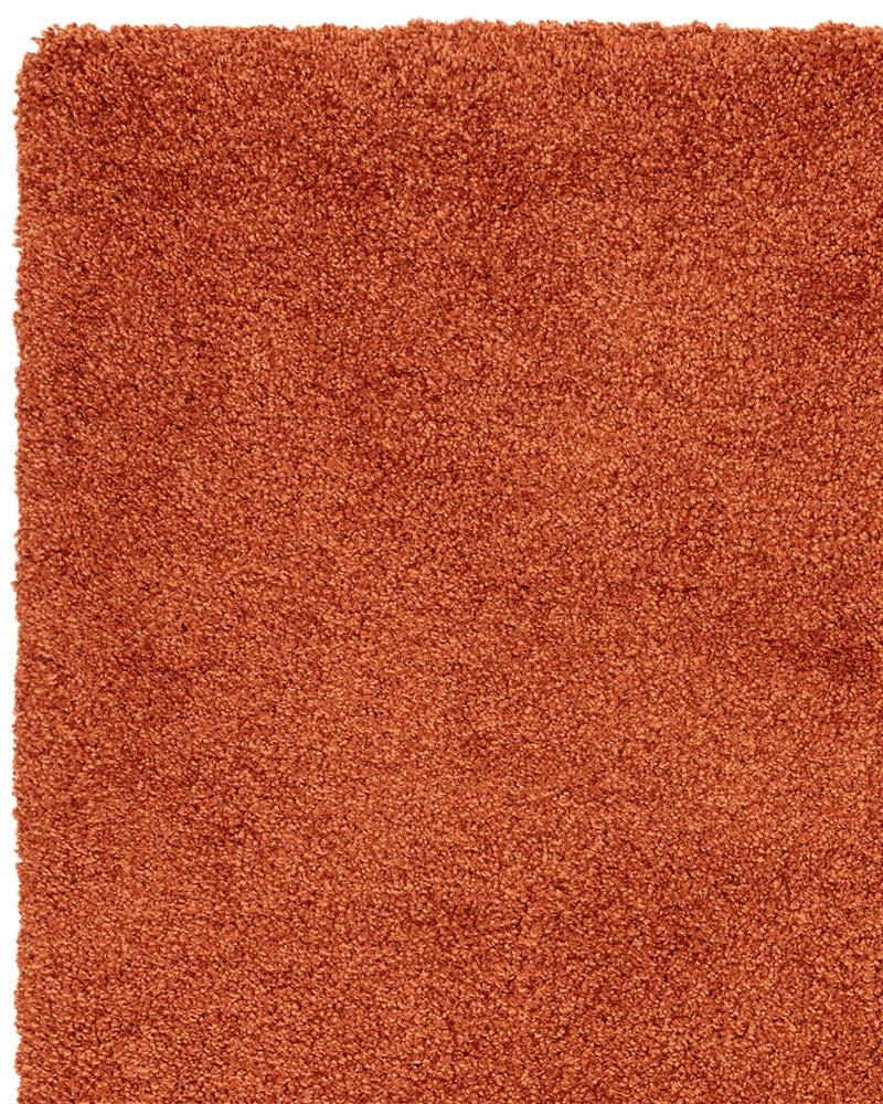 ATLAS ORANGE THICK SHAGGY RUG