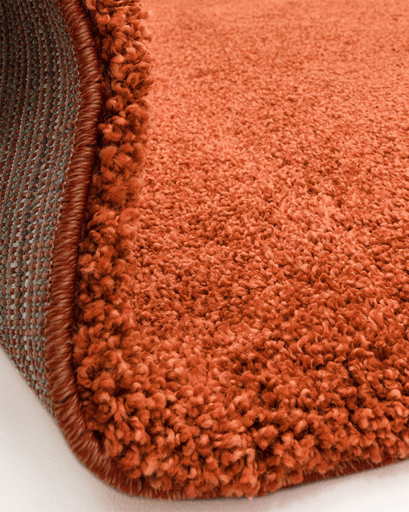 ATLAS ORANGE THICK SHAGGY RUG
