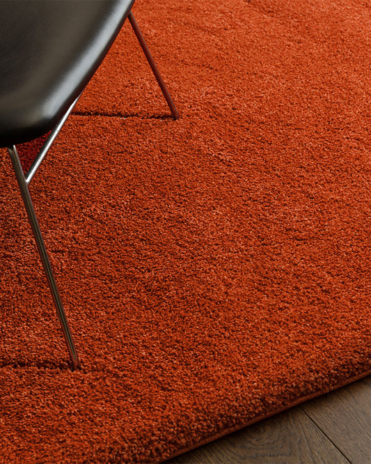 ATLAS ORANGE THICK SHAGGY RUG
