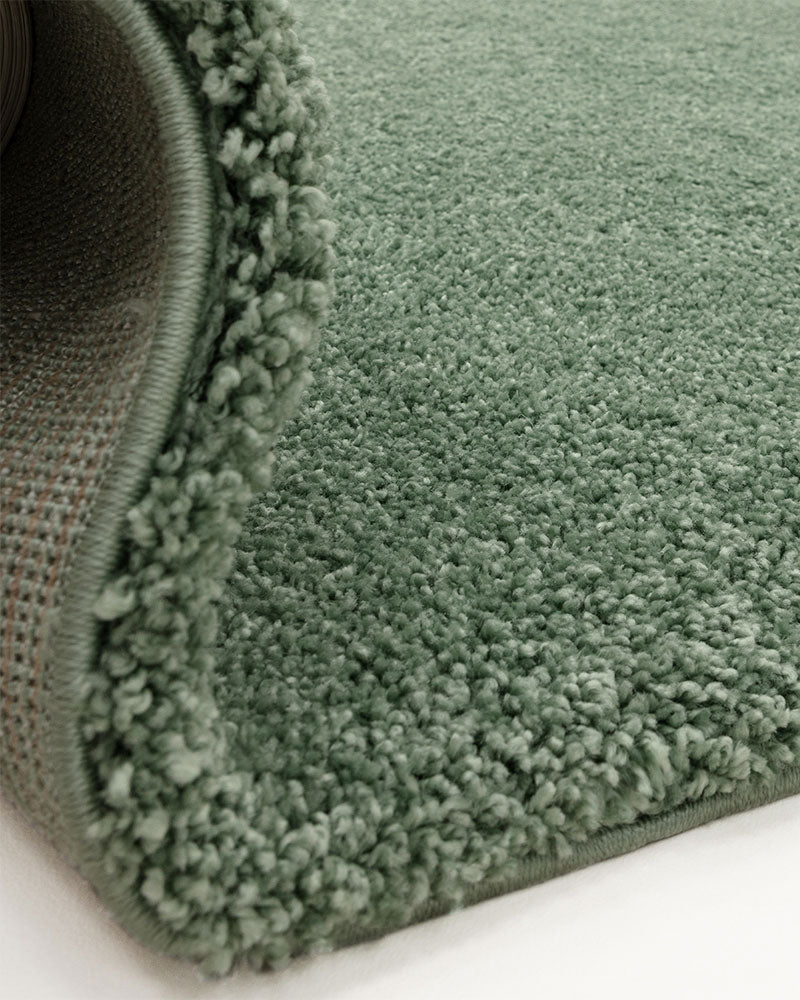 ATLAS SAGE GREEN THICK SHAGGY RUG