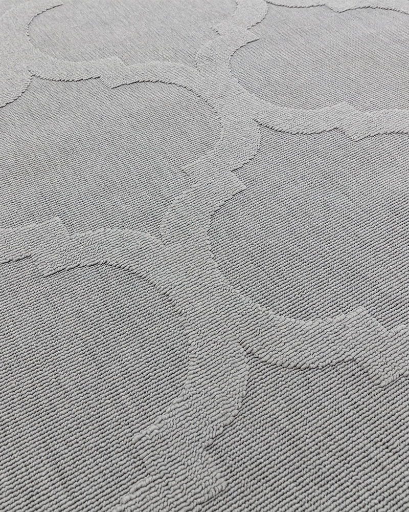 ANTIBES INDOOR / OUTDOOR AN01 GREY TRELLIS RUG