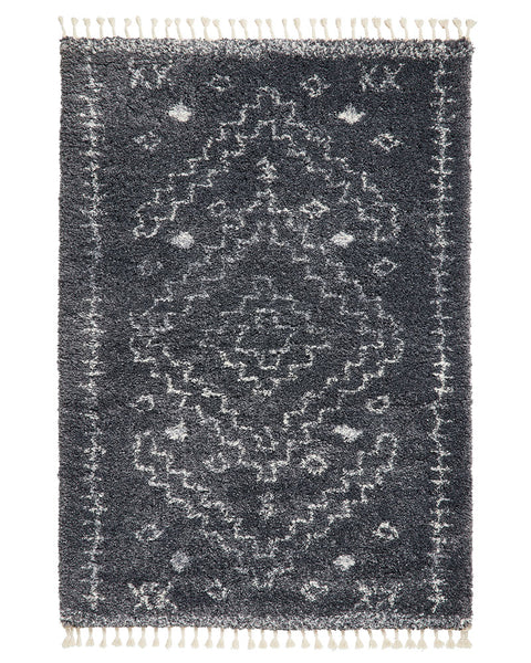 ASPEN 1537 GREY IVORY BOHO RUG