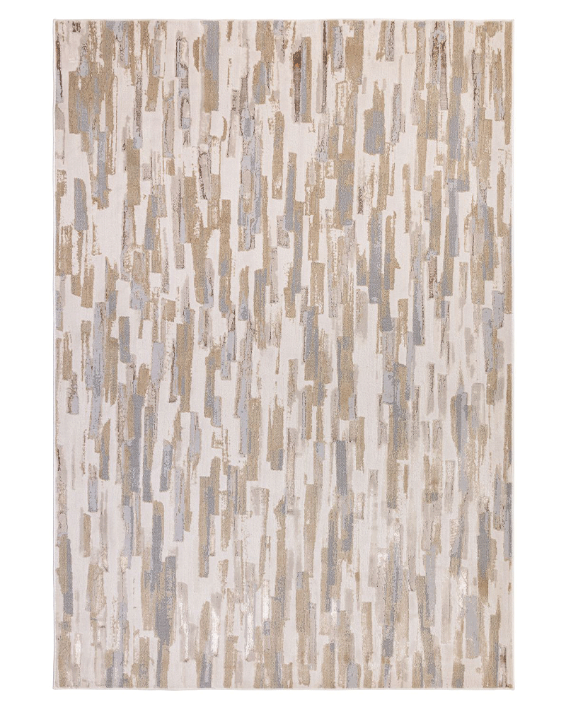 AURORA AU25 IMPRESSION GOLD GREY NEUTRAL METALLIC RUG